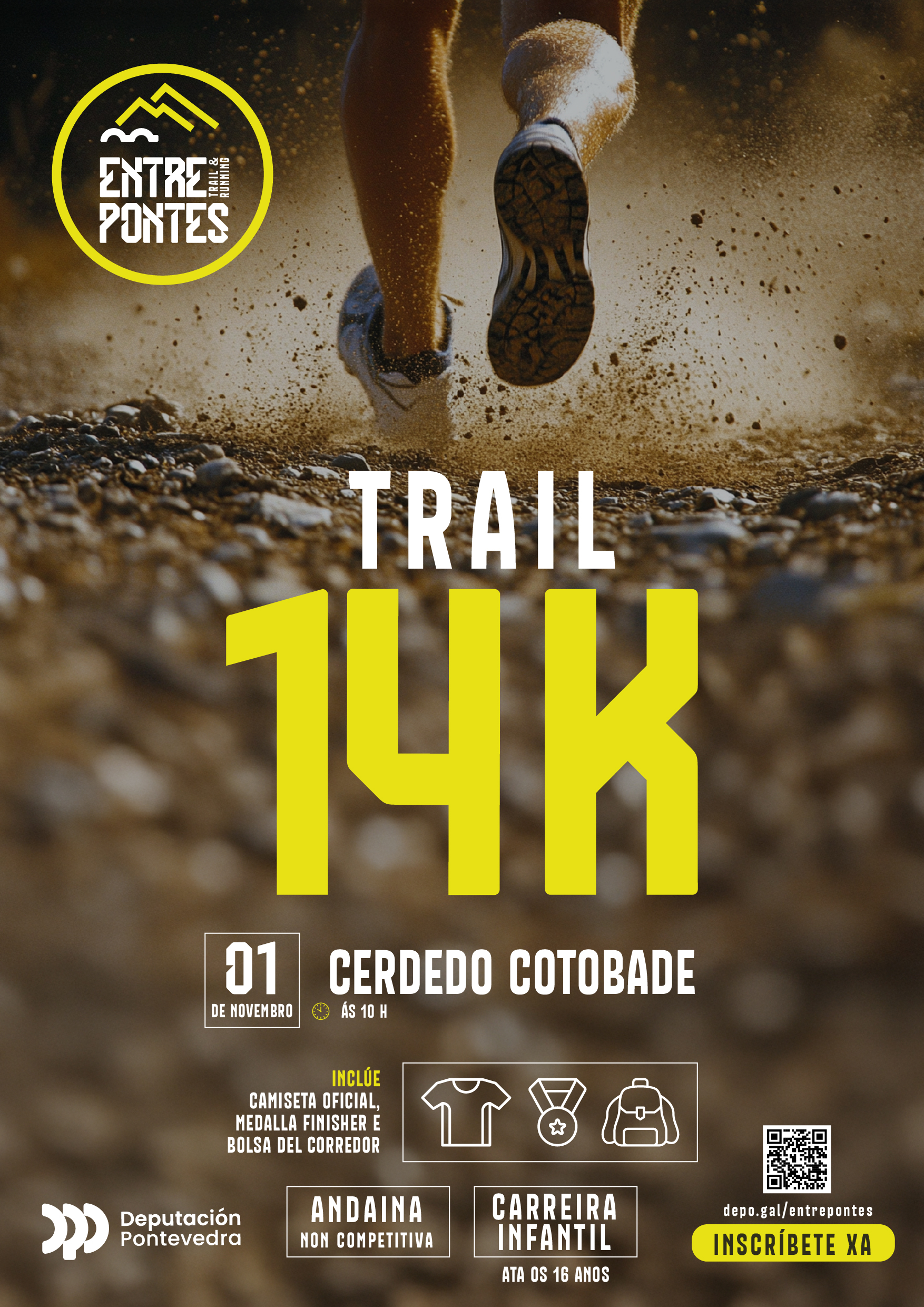 Entre Pontes 2026 - Xornada 4 - Trail 14k Cerdedo-Cotobade